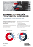 Service flyer Private Equity
